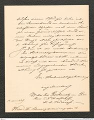 k.k. naturhistorisches Hofmuseum, Intendanzakten 1885-1896 (Hauer), Aktenzahl Z.329/1889, Seite 4